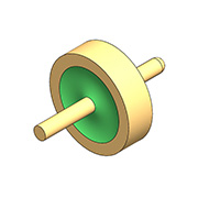 50Ω characteristic impedance - single core flat round tip