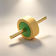 50Ω characteristic impedance - single core flat head